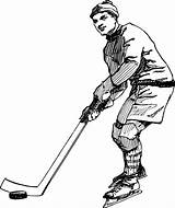 Hockey Clipart Drawing Floorball Ball Man Getdrawings Webstockreview sketch template
