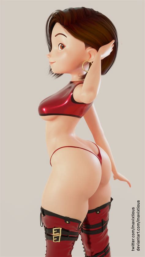 Rule 34 3d Ass Breasts Cleavage Disney Female Female Only Helen Parr