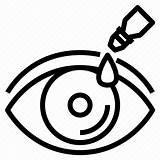 Dry Eye Icon Syndrome Sight Redness Dropper Problems Iconfinder sketch template