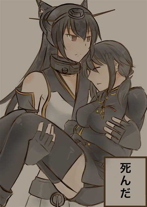 nagato and female admiral kantai collection drawn by