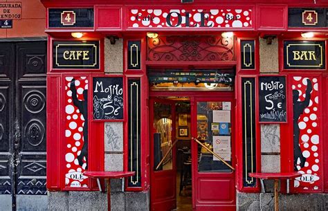 spain madrid bar cafe cultures red architecture famous place travel destinations