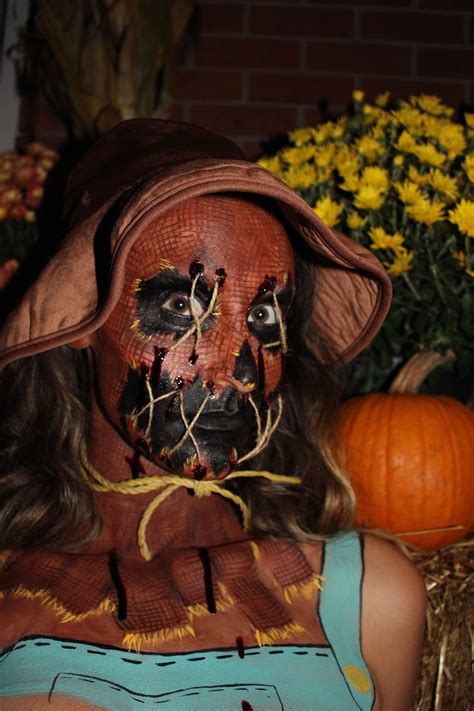Scary Scarecrow Makeup By Cailey Brammer Scarecrow Makeup Scarecrow