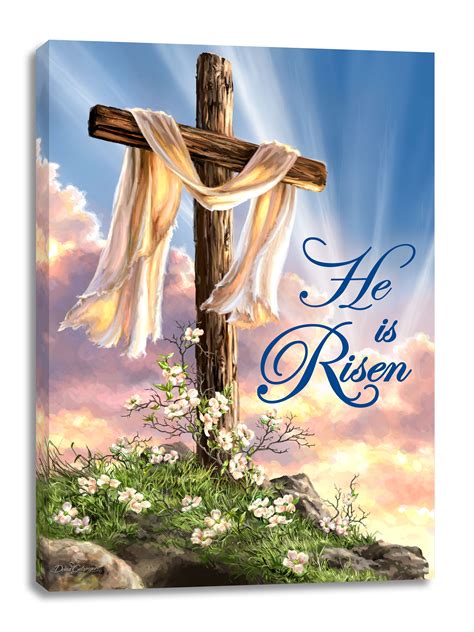 risen canvas wall art glow decor