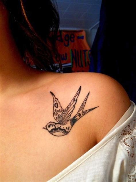 100 Lovely Swallow Tattoos Shoulder Sleeve Tattoos