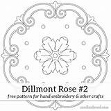 Embroidery Pattern Hand Dillmont Rose Patterns Needlenthread Designs Quilt Needle Stitch Style Colbert Needlework Could Used Clarify Ways Bit Stitchery sketch template