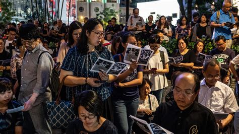With Hymns And Prayers Christians Help Drive Hong Kong’s Protests