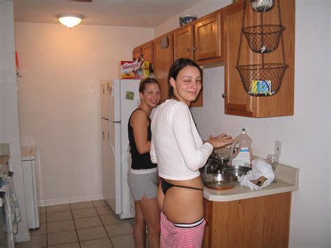 In The Kitchen With Her Pants Down Porn Photo Eporner