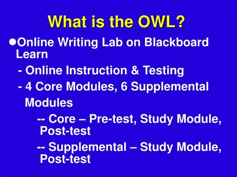 owl powerpoint    id