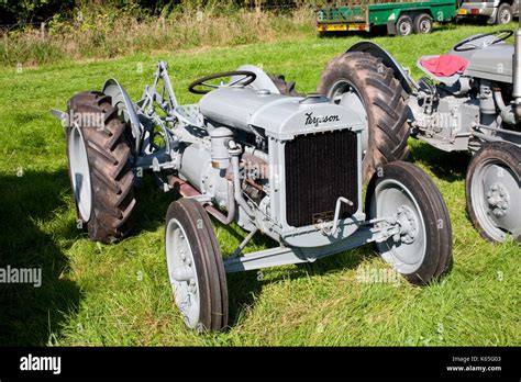 vintage grey ferguson tractor  res stock photography  images alamy