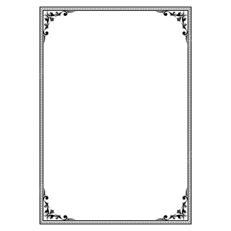 black  white photo frame   ornate border   bottom