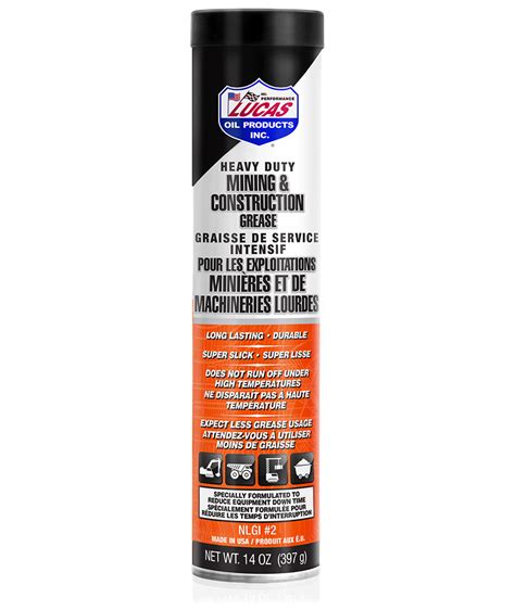 Heavy Duty Mining And Construction Grease Lucas Oil Products