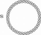 Rope Circle I2clipart زخارف sketch template