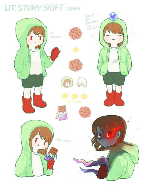 Undertale Storyshift Chara By Miele Turquiose Undertale