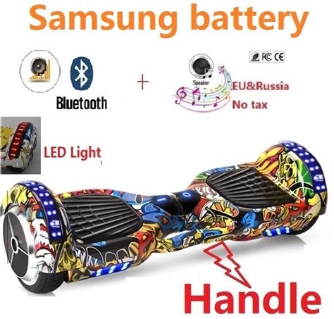 6 5 electric skateboard samsung battery self balancing scooter