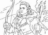 Coloring Pages Game Thrones Colouring Ygritte sketch template