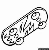 Skateboard Coloring Pages Skateboarding Printable Kids Sheets Sheet Color Online Wheels Hot Board Vehicle Thecolor Hawk Tony Print Adult Coloriage sketch template