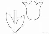 Tulip Tulipe Tulips Gabarits Coloring Schablonen Coloringpage Stencils Applikationen Schablone Trouvé Fastres Myriam Papier Gemt Printablefreecoloring Abrir Coloriages Modèles Fai sketch template