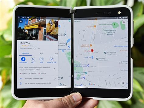 google maps  works  surface duos dual screens windows central