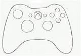Controller Xbox Game Template Coloring Pages sketch template