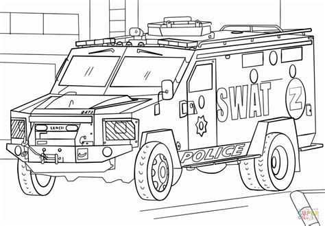 police monster truck coloring pages info