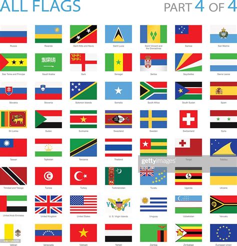 All World Flags Illustration High Res Vector Graphic