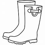 Boots Clipart Rain Drawing Coloring Craft Dessin Bottes Pages Clip Drawings Combat Umbrella Pluie Clipartmag Paintingvalley Collection Crafts Colorier Stamp sketch template