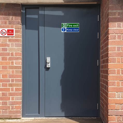 security fire exit door lathams steel security doors