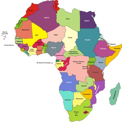 carte afrique afrique gouvernance