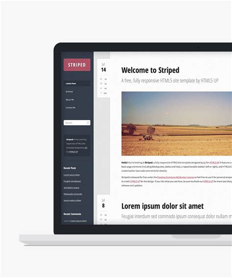 personal website templates   html templates