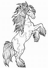 Cheval Coloriage Tinker Trot Livre Race sketch template
