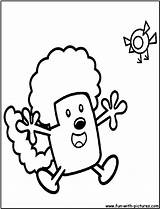 Coloring Pages Wig Wow Wubbzy Wacky Choose Board sketch template