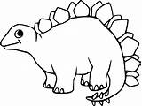 Stegosaurus Coloring Printable Adorable Pages Kids Description sketch template