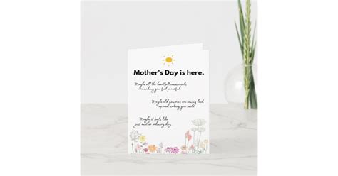 motherless mother s day however you feel card zazzle