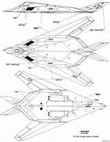 117 Nighthawk Lockheed Plans Plan Model Aerofred sketch template