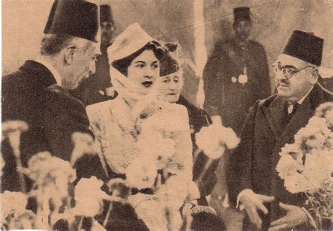 hm queen farida    official visit egypt history egyptian