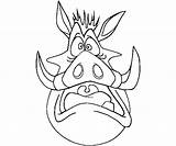 Pumbaa Coloring Timon Pages Lion King Random Getdrawings Getcolorings Color sketch template