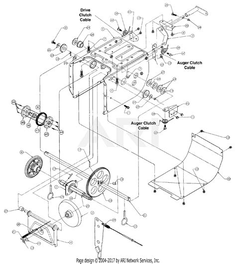 mtd aee  parts diagram  drive