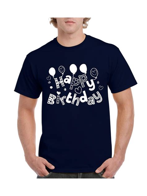 iwpf mens happy birthday short sleeve  shirt walmartcom walmartcom