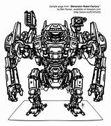 Robots Encouragement sketch template