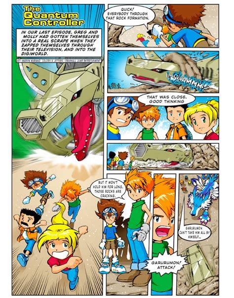 obscure comic  fox kids promoting digimon digimon