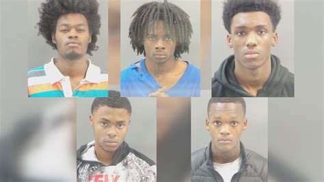 5 teens charged with sunday night carjacking