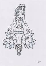 Tattoo Girl Designs Deviantart sketch template