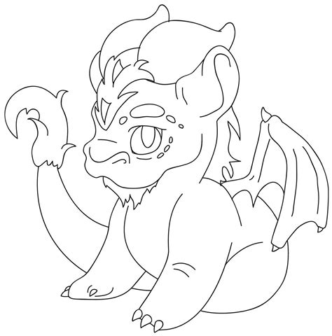 pin  april dikty ordoyne  dragons dragon coloring page cute