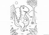 Coloring Pages Jae Baylee Dinosaur Printable Kids sketch template