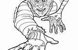 Freddy Krueger Coloring Pages Color Printable Getcolorings Movie Horror Template sketch template
