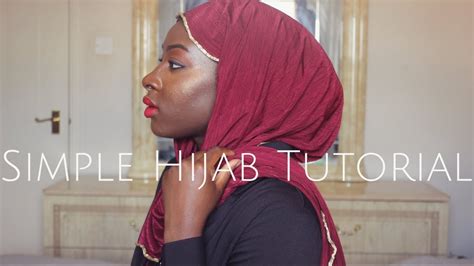 everyday simple hijab tutorial no pins youtube