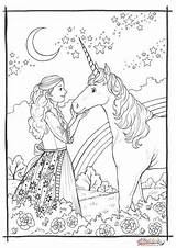 Ausmalbilder Einhorn Prinzessin sketch template