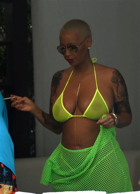 Amber Rose See Through To Areola 4 Celebrity