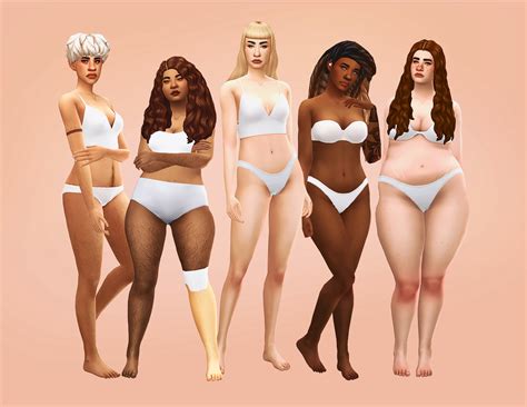 Sims 4 Body Slider Presets Coppermolqy