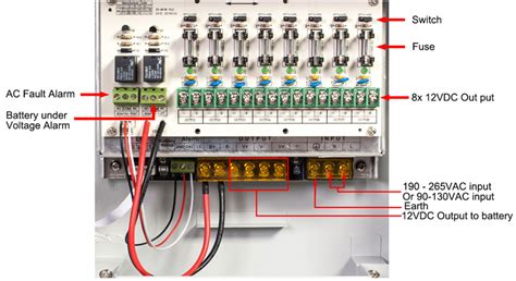 cctv power supply wiring diagram chicens